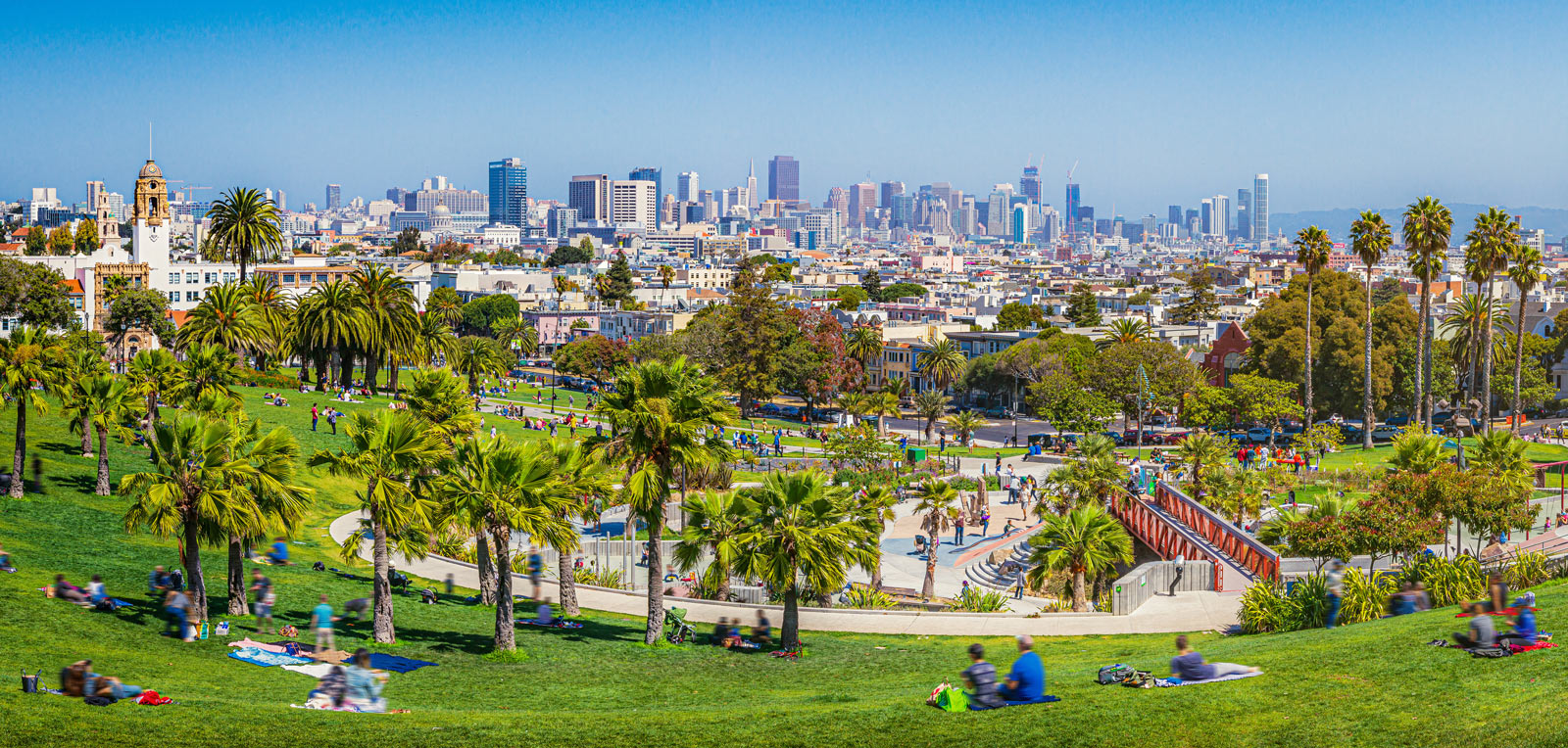 Overview of Mission Dolores Park