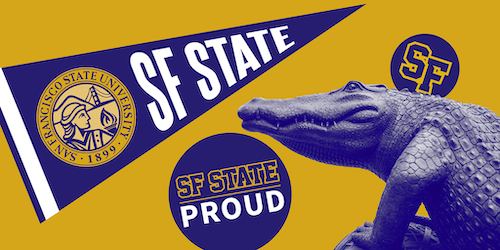 Twitter post SF State Proud