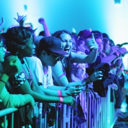 SF State students enjoy campus life at a concert