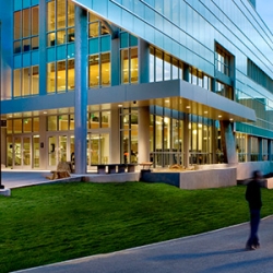 Campus at night